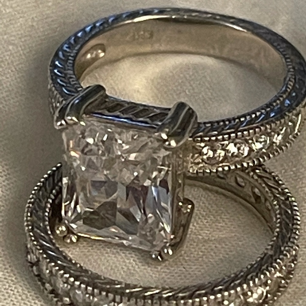 CZ ring set - Picture 2 of 3